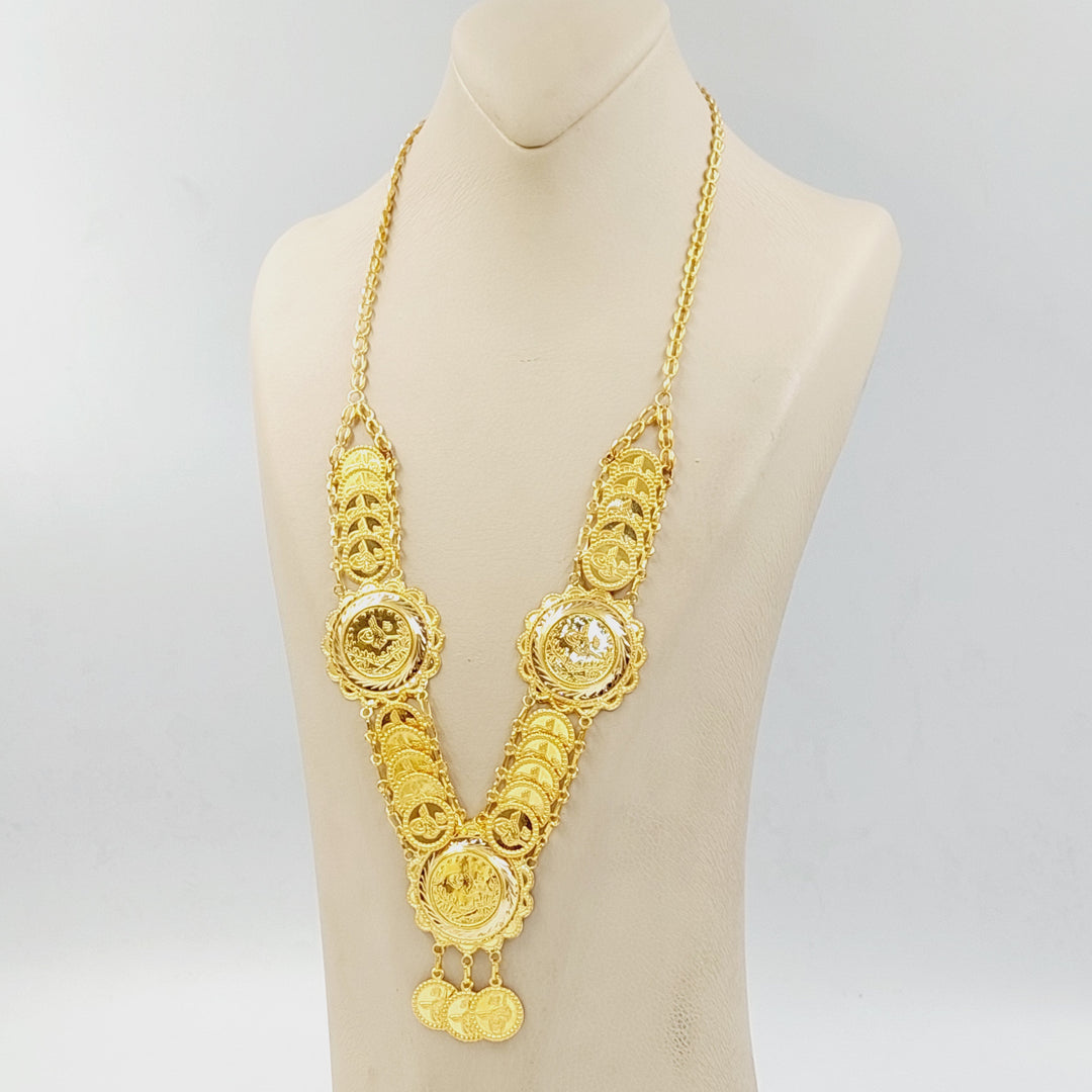 21K عقد رشادي قشرة-مجوهرات الشيخ سعيد-Saeed Jewelry 