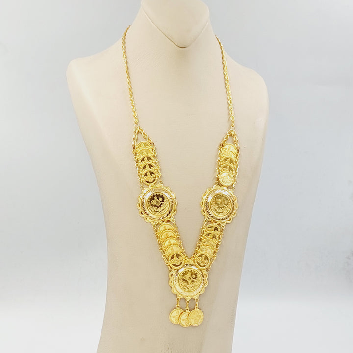 21K عقد رشادي قشرة-مجوهرات الشيخ سعيد-Saeed Jewelry 