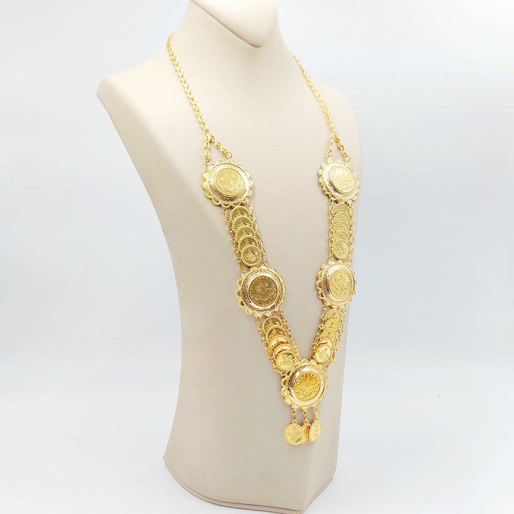 21K عقد رشادي قشرة-مجوهرات الشيخ سعيد-Saeed Jewelry 