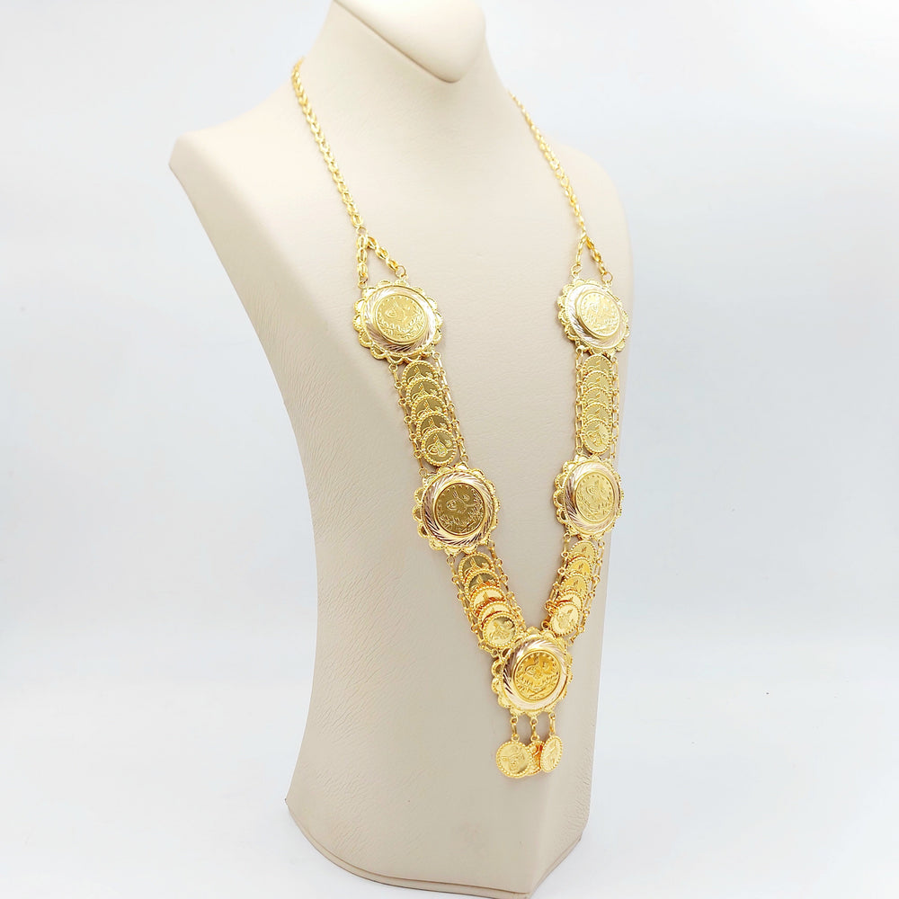 21K عقد رشادي قشرة-مجوهرات الشيخ سعيد-Saeed Jewelry 