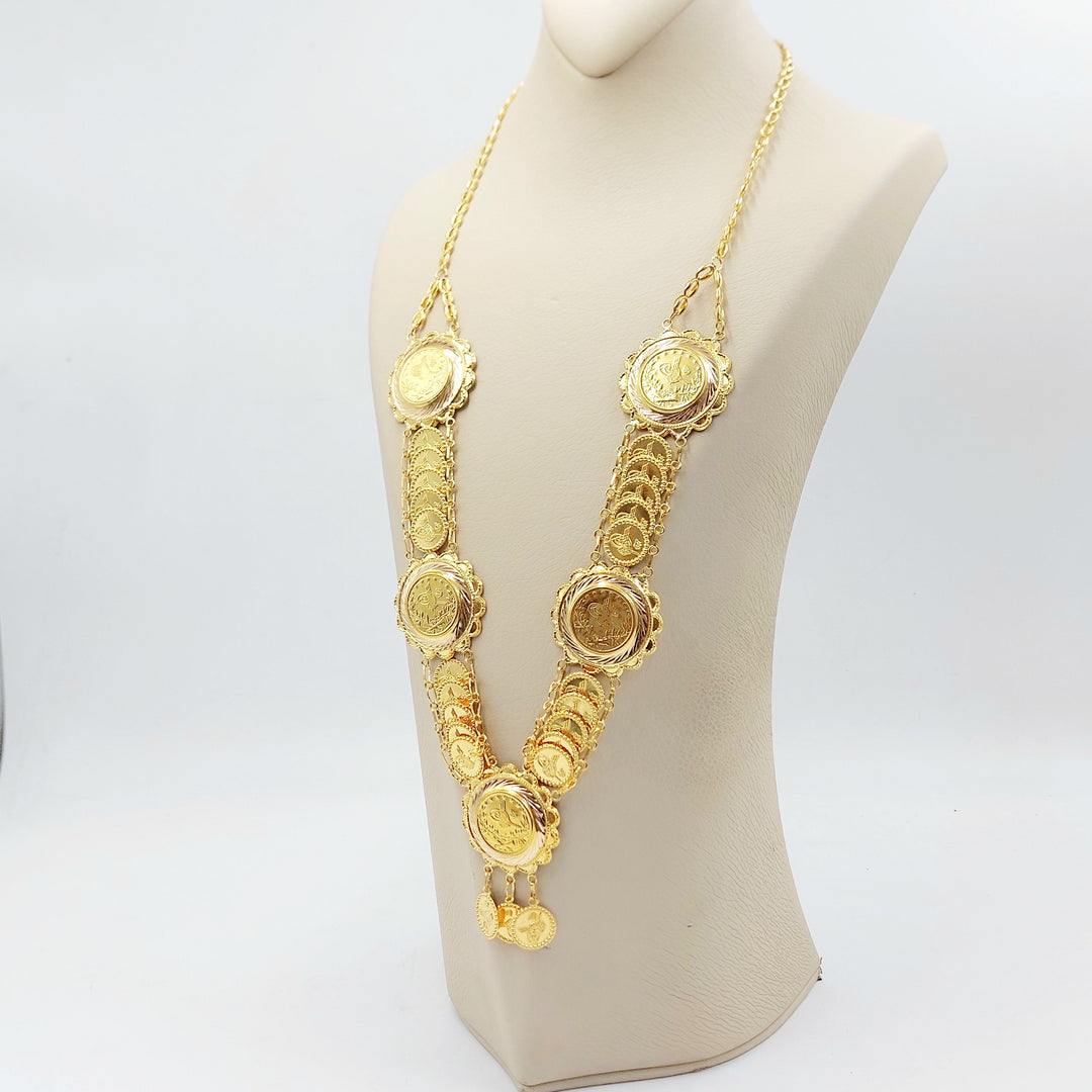 21K عقد رشادي قشرة-مجوهرات الشيخ سعيد-Saeed Jewelry 