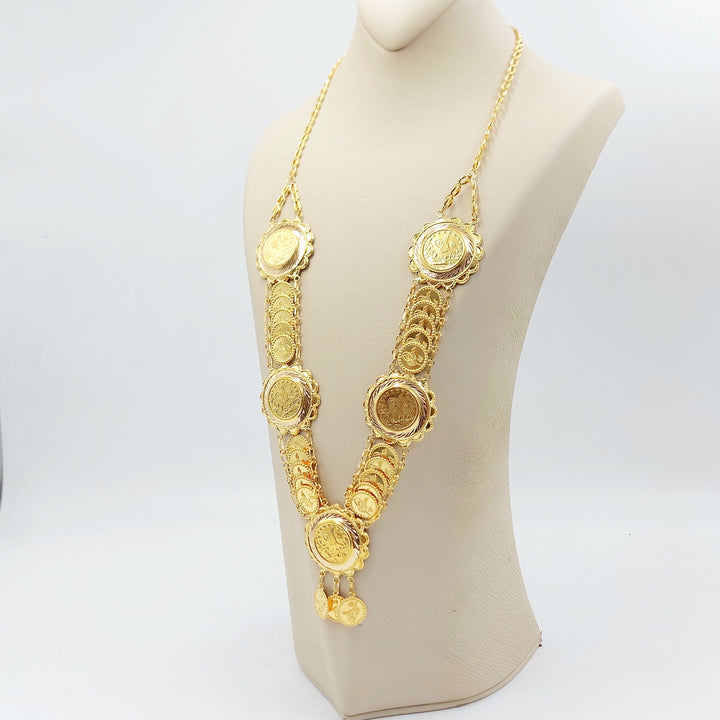 21K عقد رشادي قشرة-مجوهرات الشيخ سعيد-Saeed Jewelry 