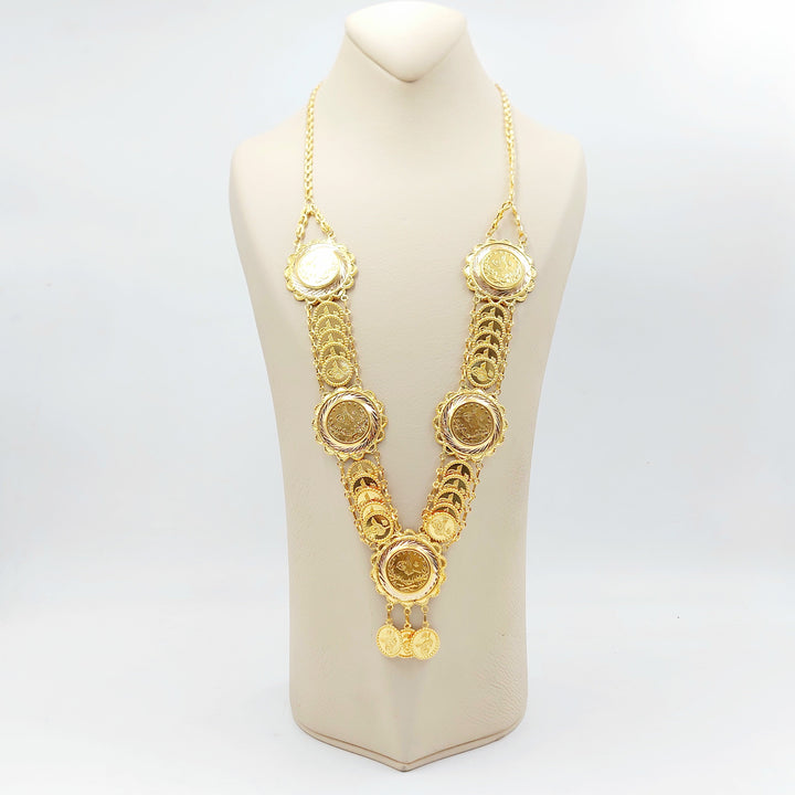 21K عقد رشادي قشرة-مجوهرات الشيخ سعيد-Saeed Jewelry 