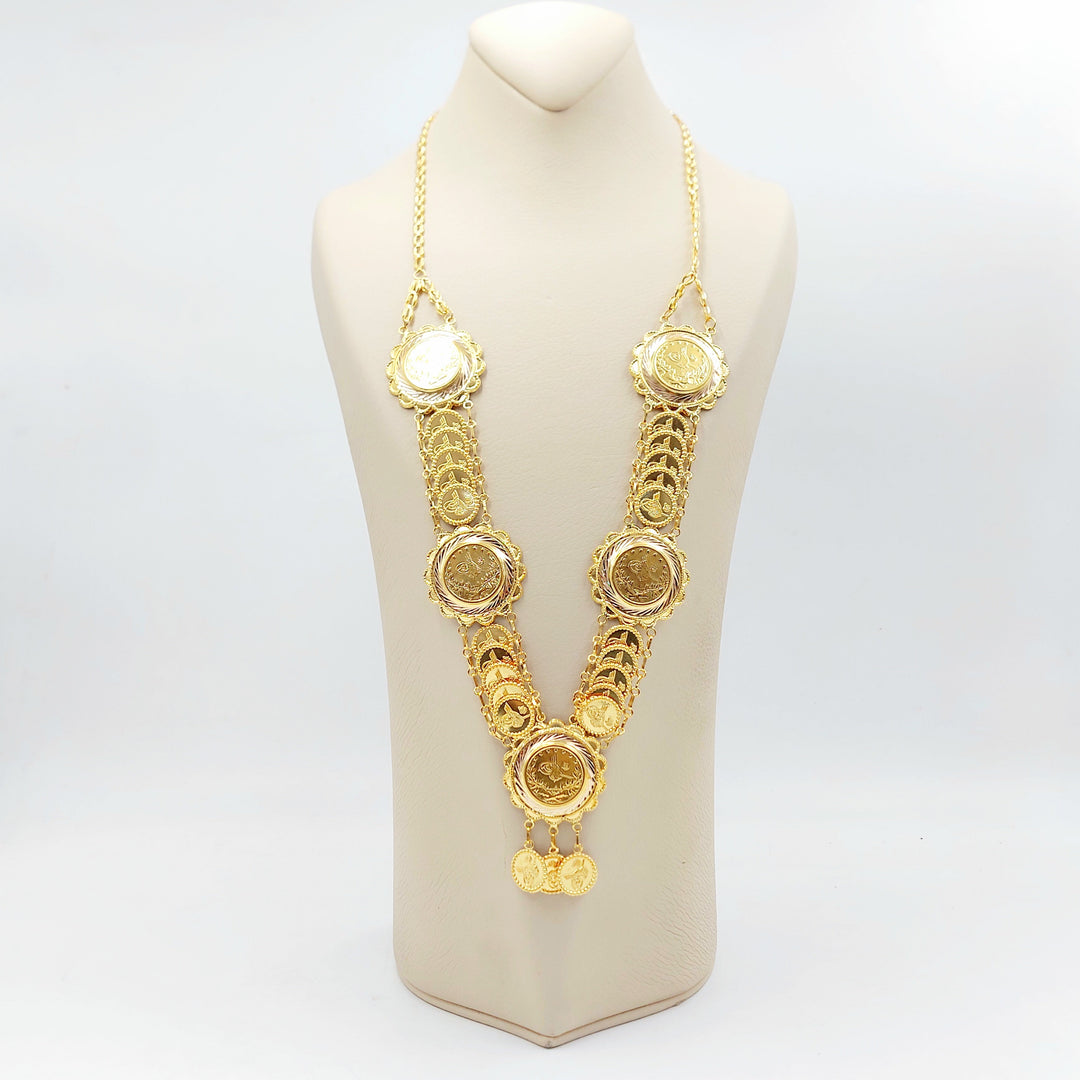 21K عقد رشادي قشرة-مجوهرات الشيخ سعيد-Saeed Jewelry 