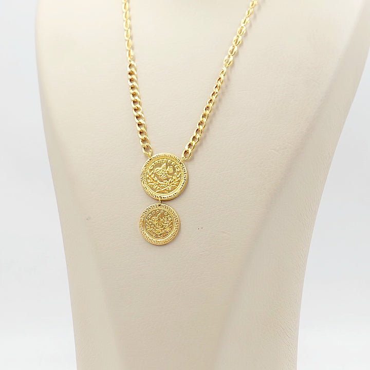 21K عقد رشادي قشرة-مجوهرات الشيخ سعيد-Saeed Jewelry 