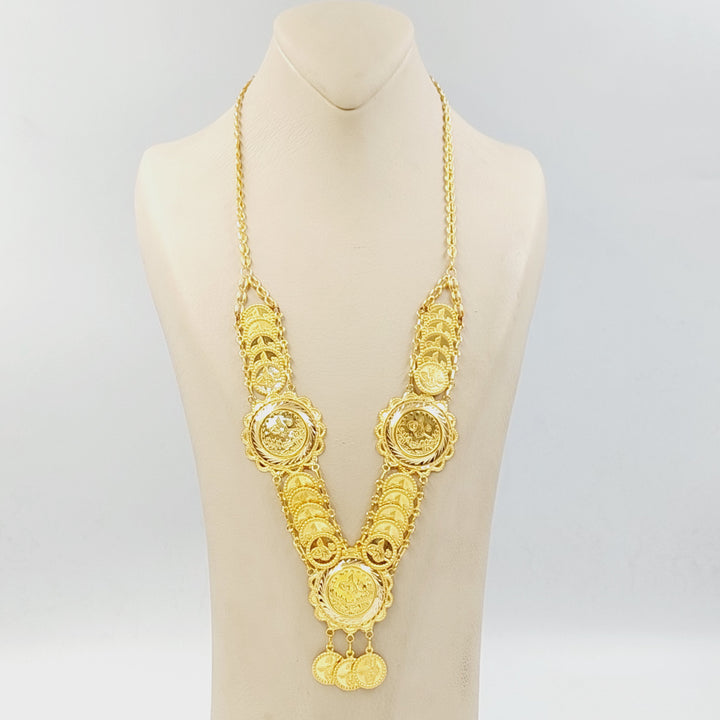 21K عقد رشادي قشرة-مجوهرات الشيخ سعيد-Saeed Jewelry 