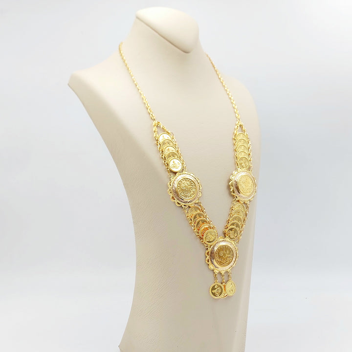 21K عقد رشادي قشرة-مجوهرات الشيخ سعيد-Saeed Jewelry 