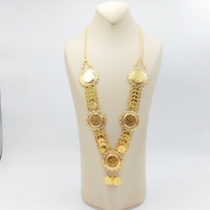 21K عقد رشادي قشرة-مجوهرات الشيخ سعيد-Saeed Jewelry 