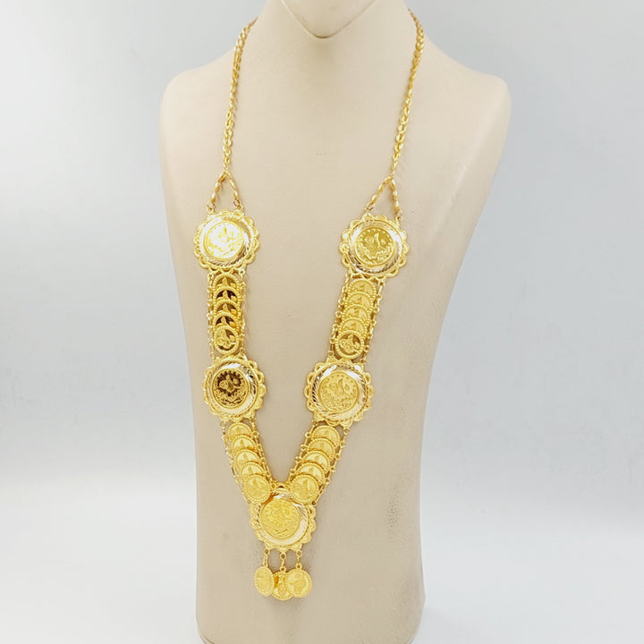 21K عقد رشادي قشرة-مجوهرات الشيخ سعيد-Saeed Jewelry 