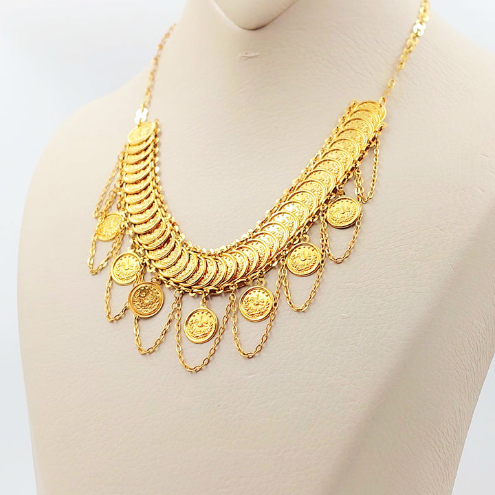 Rashadi Necklace Made of 21K Gold by Saeed Jewelry 