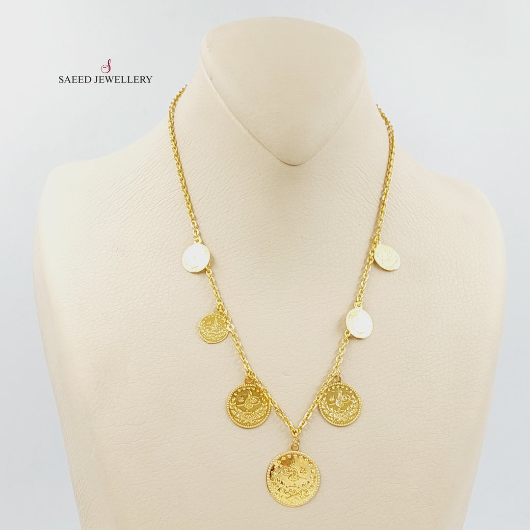 Rashadi Dandash Necklace Made of 21K Gold by Saeed Jewelry 