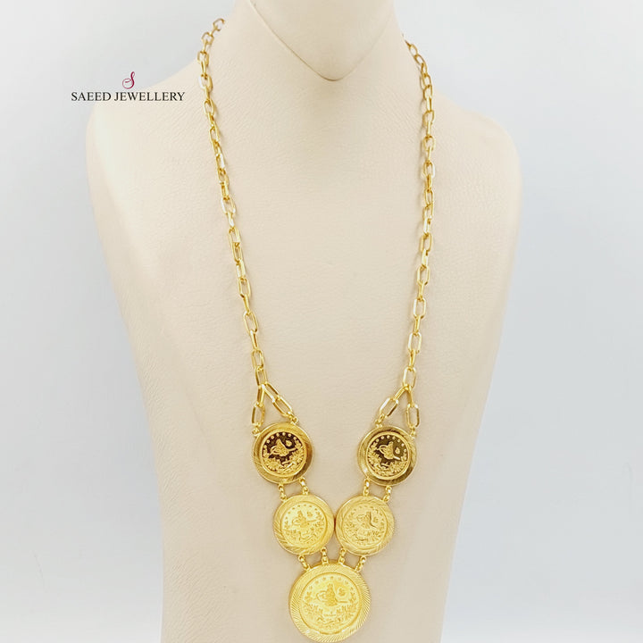 21K عقد رشادي-مجوهرات الشيخ سعيد-Saeed Jewelry 