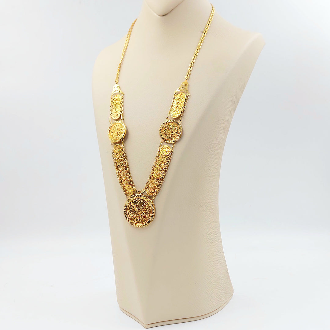Rashadi Necklace Made of 21K Gold by Saeed Jewelry 