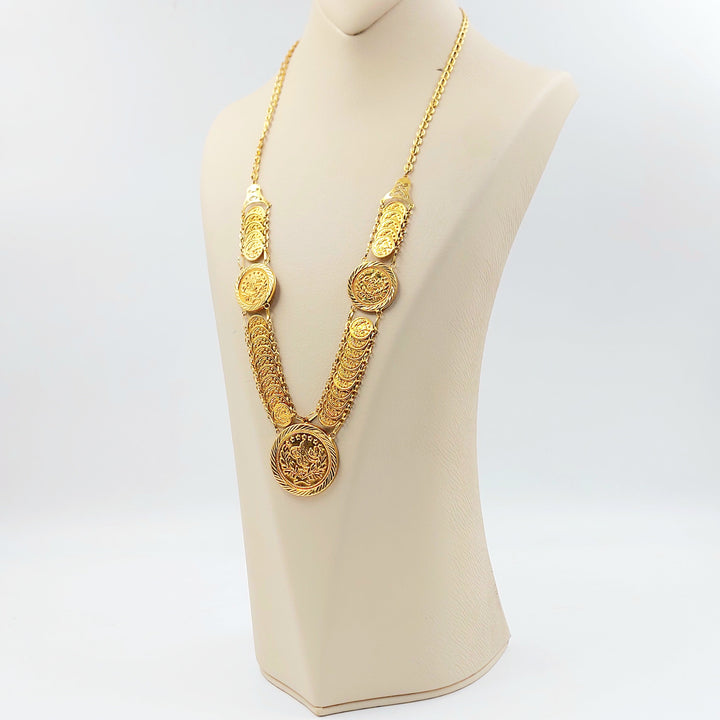 Rashadi Necklace Made of 21K Gold by Saeed Jewelry 