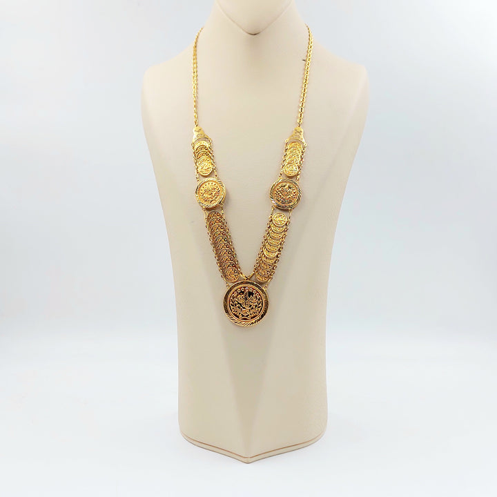Rashadi Necklace Made of 21K Gold by Saeed Jewelry 