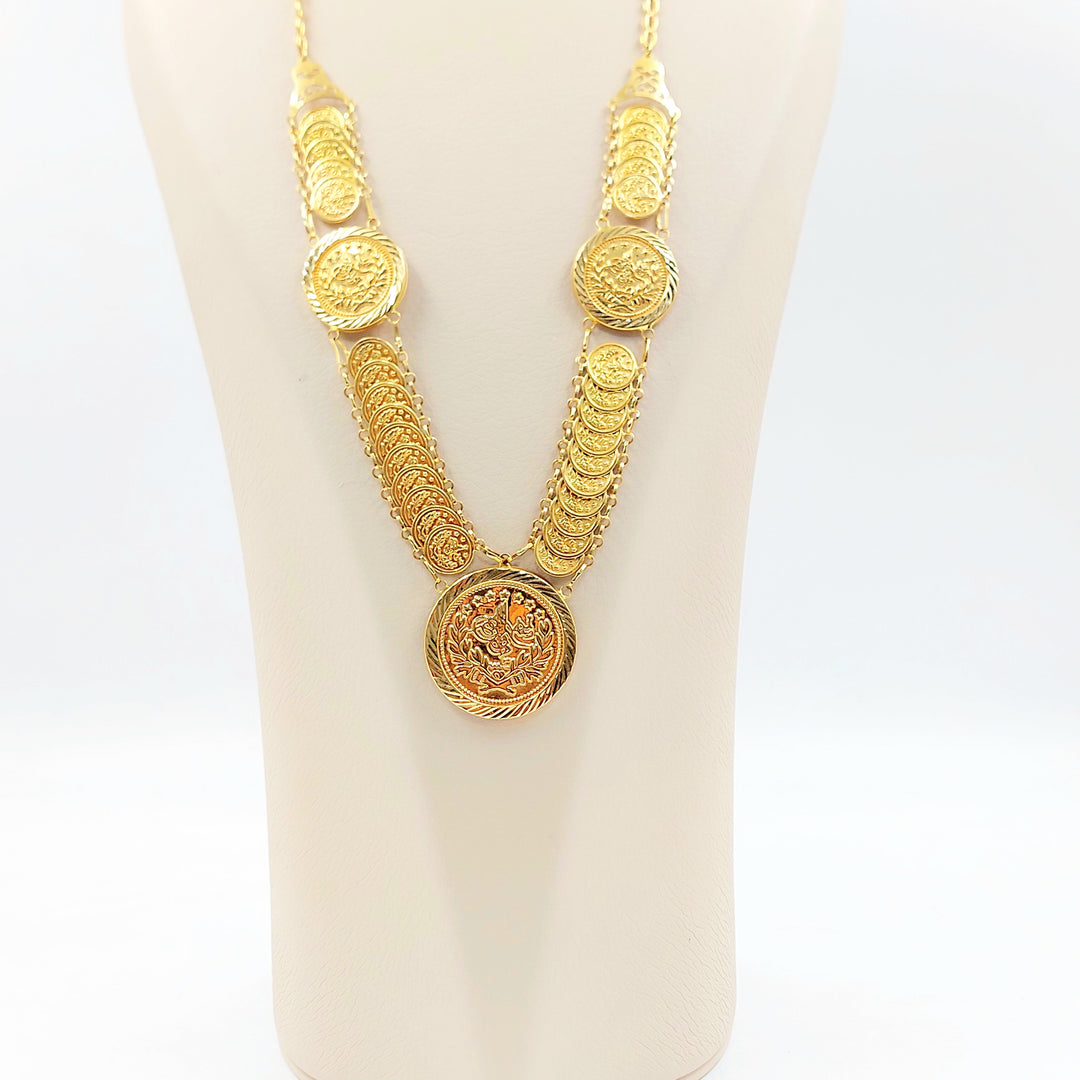 Rashadi Necklace Made of 21K Gold by Saeed Jewelry 