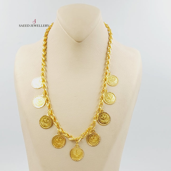 21K عقد قشرة رشادي-مجوهرات الشيخ سعيد-Saeed Jewelry 