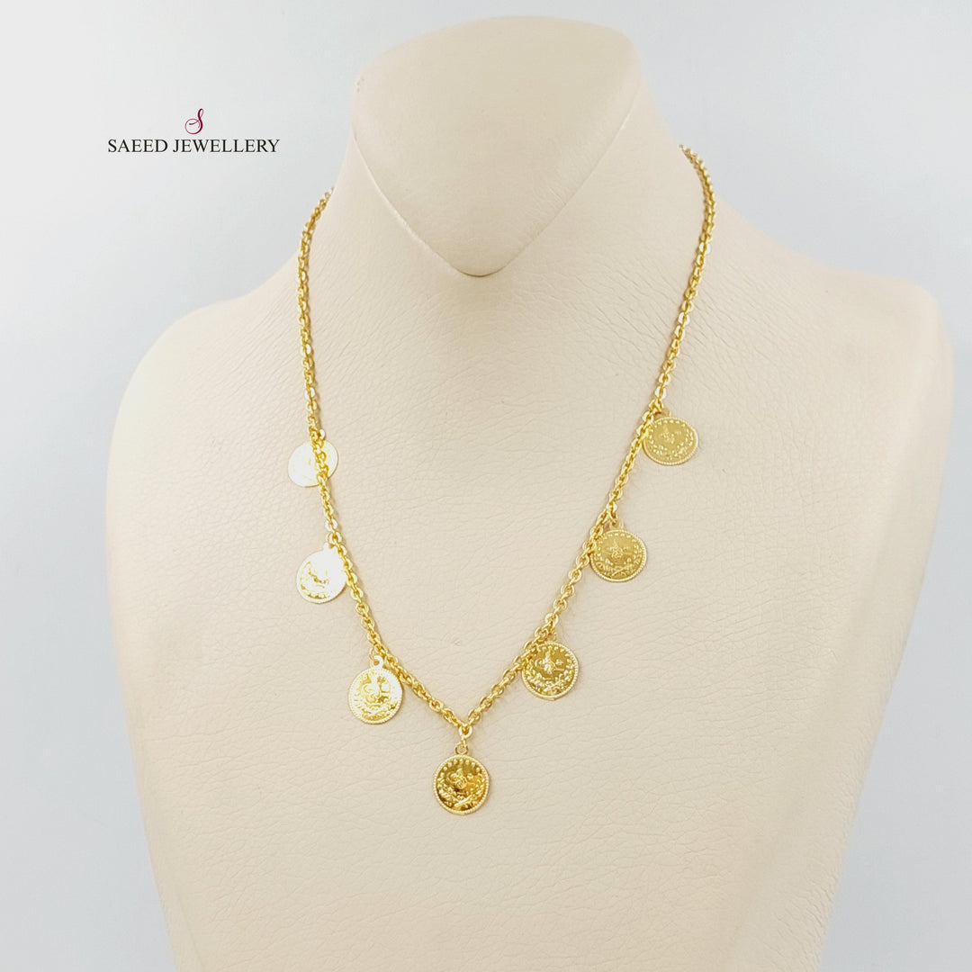 Rashadi Dandash Necklace Made of 21K Gold by Saeed Jewelry 