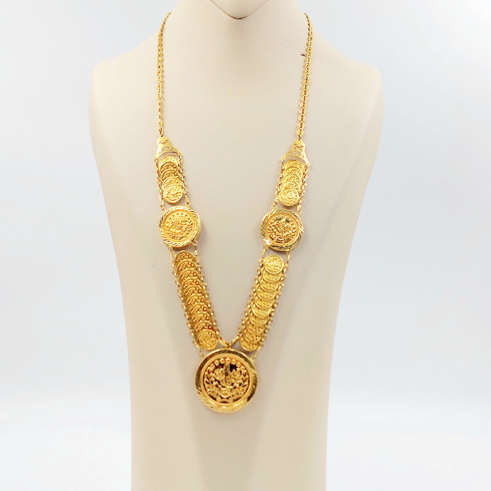 Rashadi Necklace Made of 21K Gold by Saeed Jewelry 