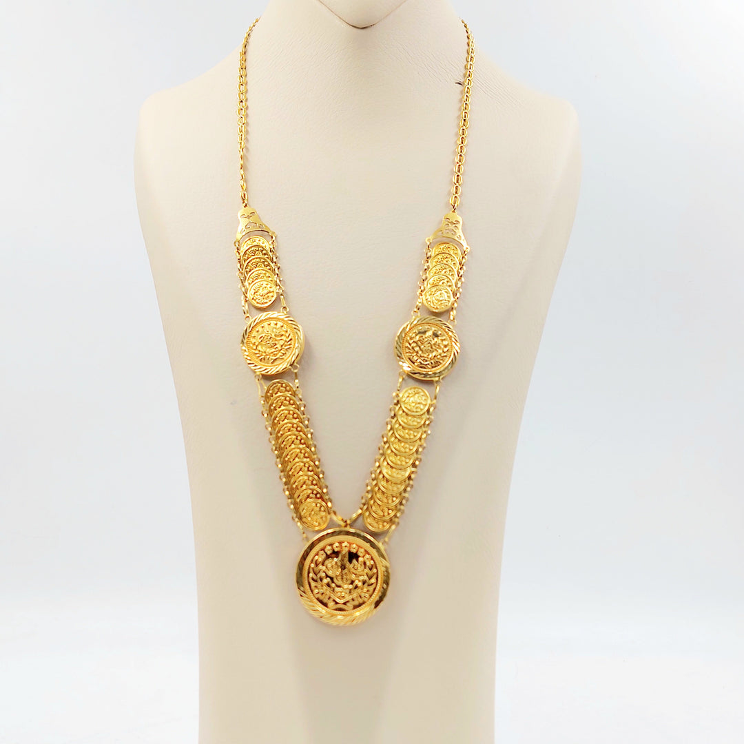 Rashadi Necklace Made of 21K Gold by Saeed Jewelry 