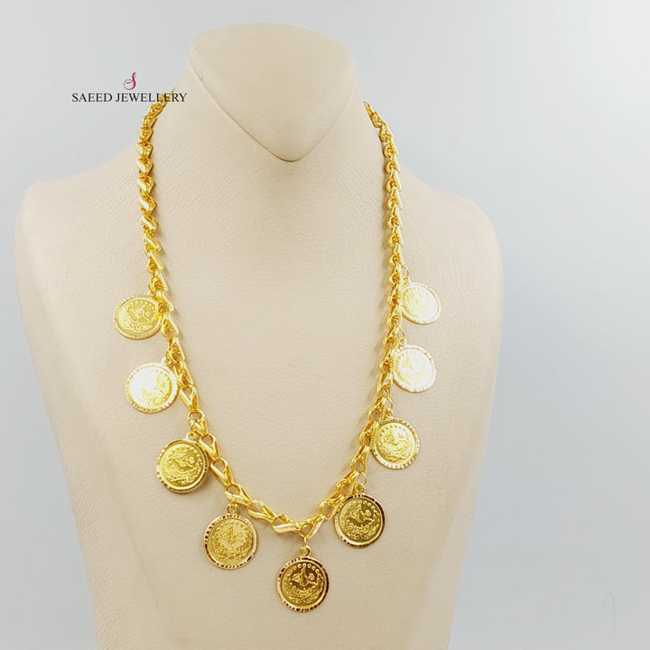 21K عقد قشرة رشادي-مجوهرات الشيخ سعيد-Saeed Jewelry 