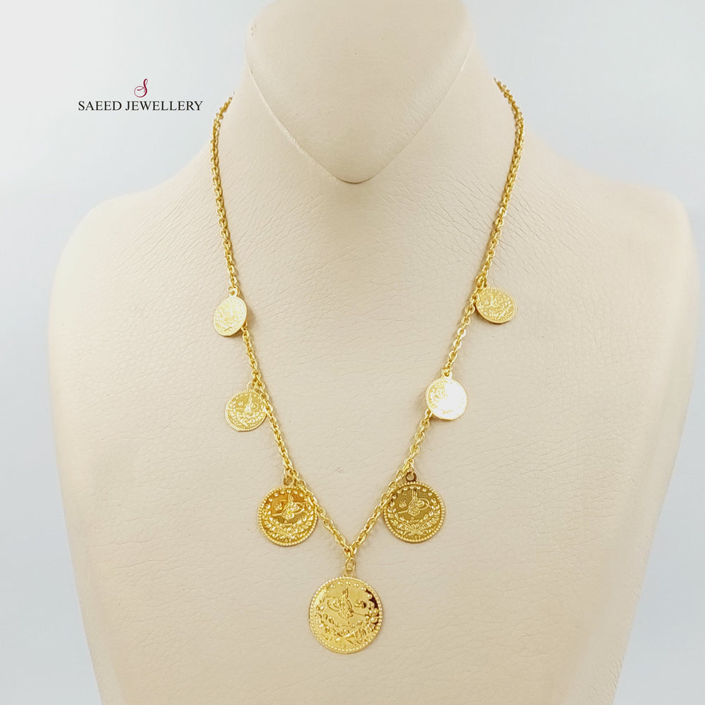 Rashadi Dandash Necklace Made of 21K Gold by Saeed Jewelry 