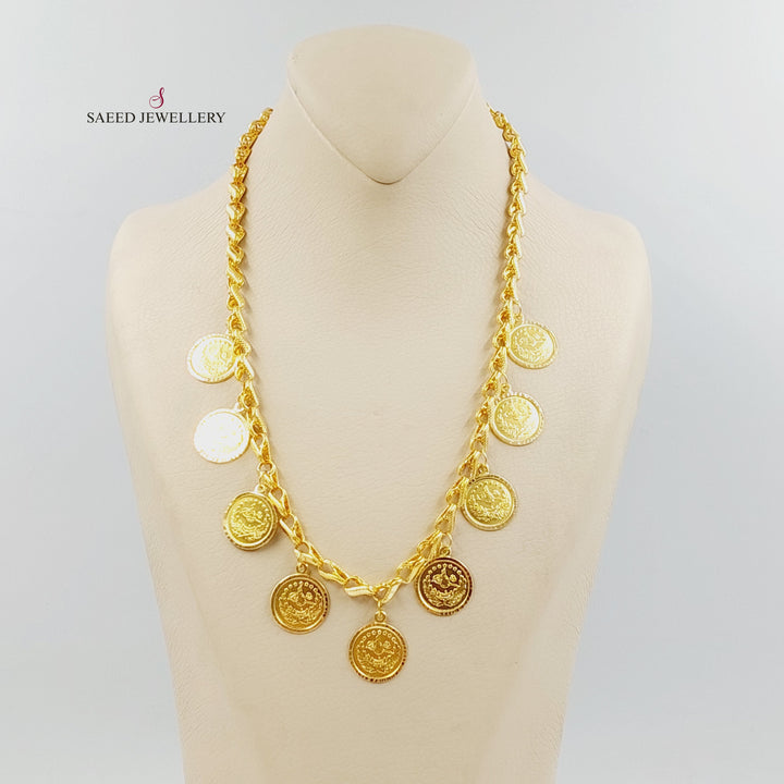 21K عقد قشرة رشادي-مجوهرات الشيخ سعيد-Saeed Jewelry 