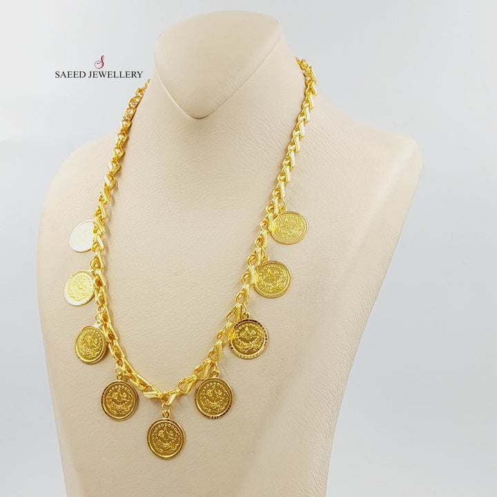 21K عقد قشرة رشادي-مجوهرات الشيخ سعيد-Saeed Jewelry 