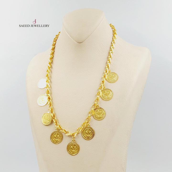 21K عقد قشرة رشادي-مجوهرات الشيخ سعيد-Saeed Jewelry 