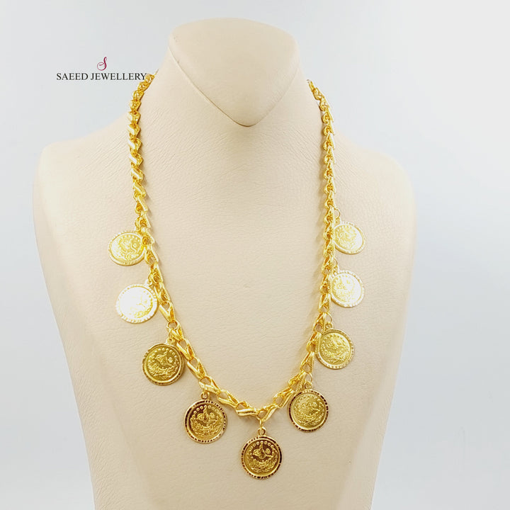 21K عقد قشرة رشادي-مجوهرات الشيخ سعيد-Saeed Jewelry 