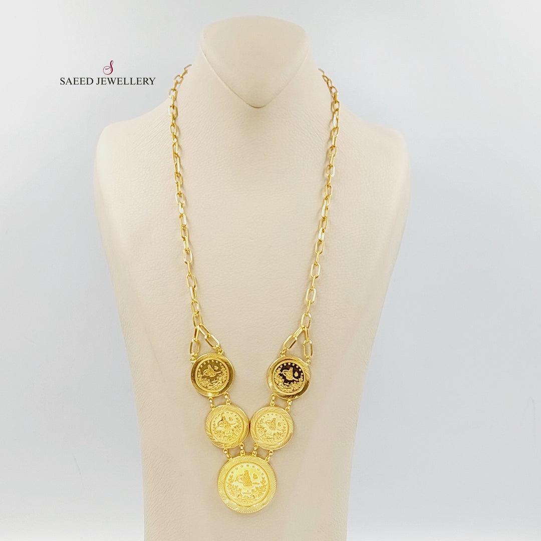 Rashadi Necklace Made of 21K Gold by Saeed Jewelry 