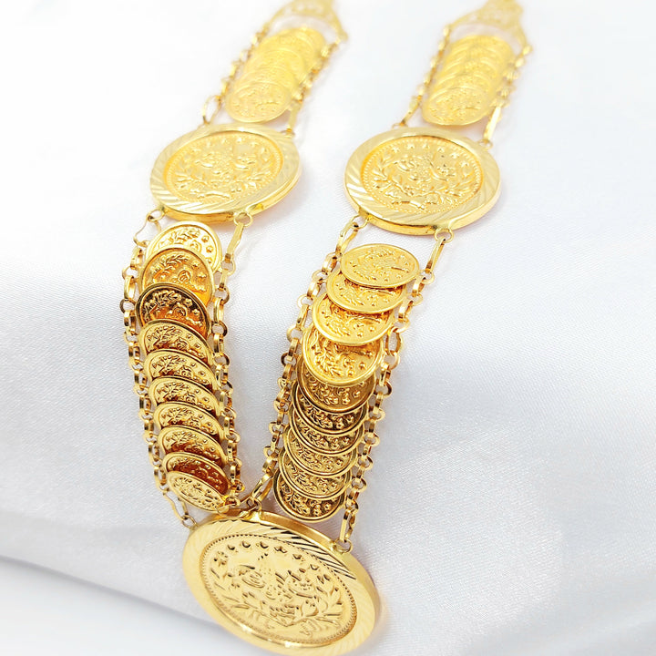 Rashadi Necklace Made of 21K Gold by Saeed Jewelry 