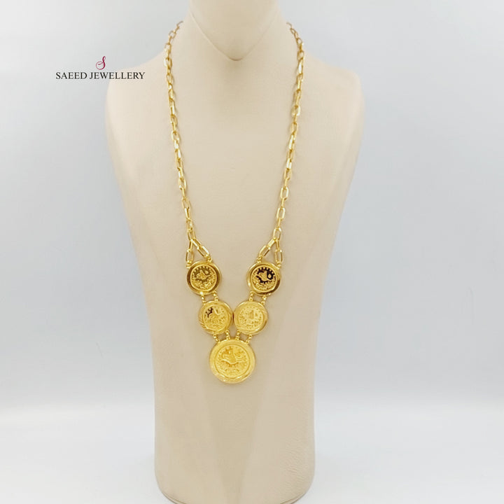 21K عقد رشادي-مجوهرات الشيخ سعيد-Saeed Jewelry 