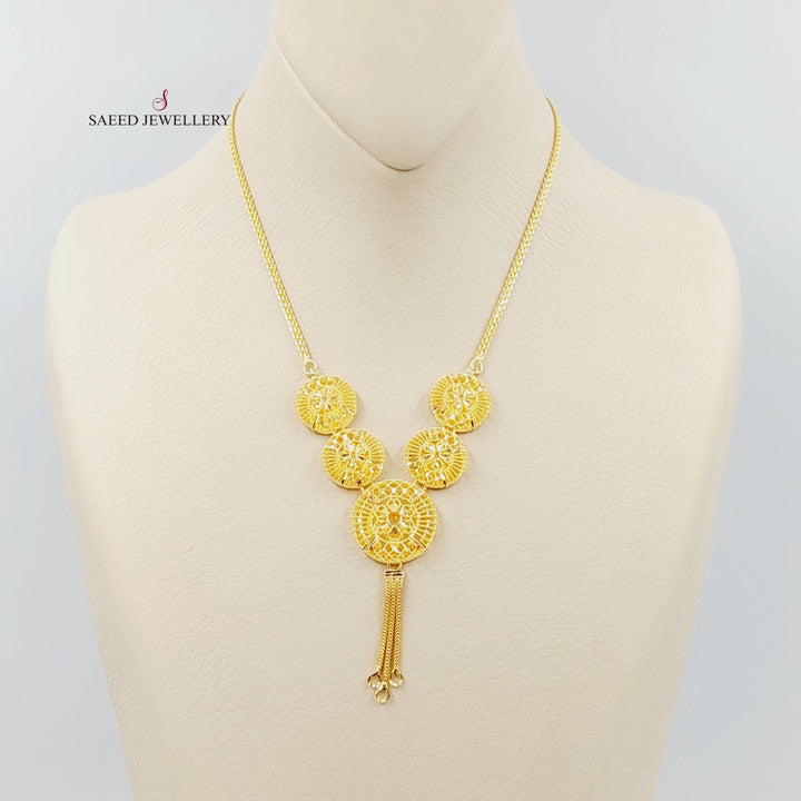 21K Gold Emirati Necklace by Saeed Jewelry - Image 1