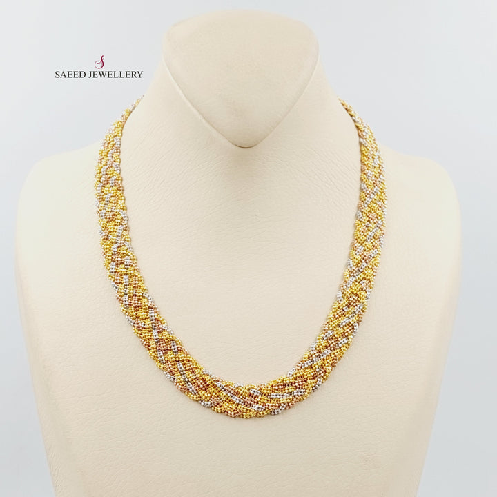 21K Gold Fancy Necklace by Saeed Jewelry - Image 1