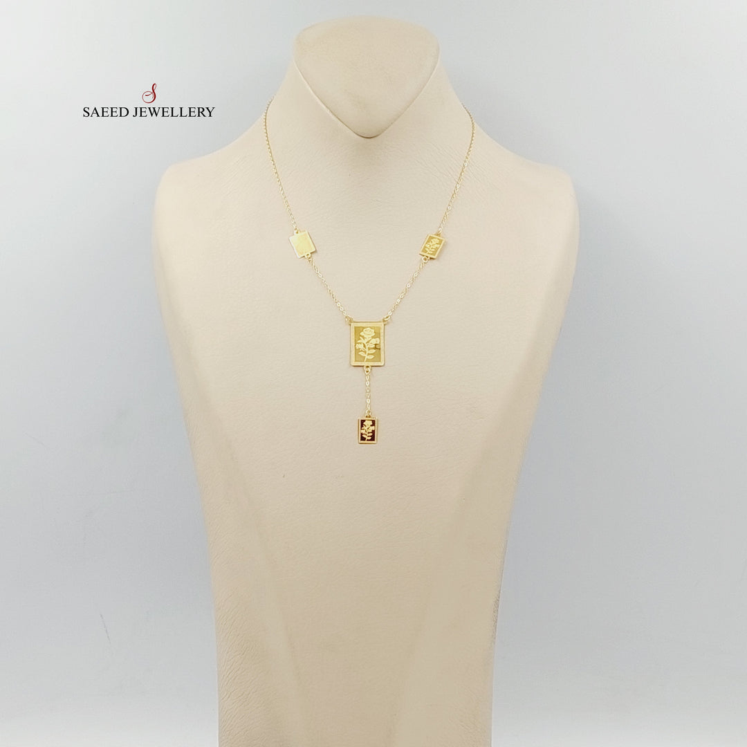 21K Gold Ounce Necklace by Saeed Jewelry - Image 6