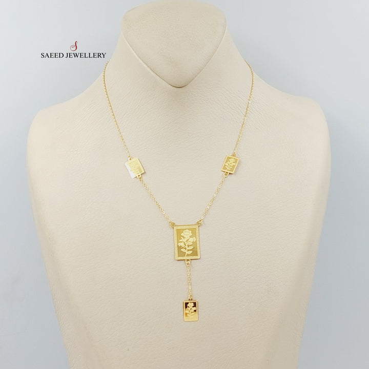 21K Gold Ounce Necklace by Saeed Jewelry - Image 1