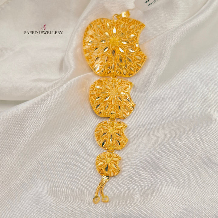 Apple Pendant Made of 21K Gold by Saeed Jewelry 