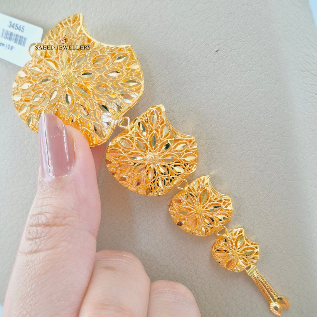 Apple Pendant Made of 21K Gold by Saeed Jewelry 