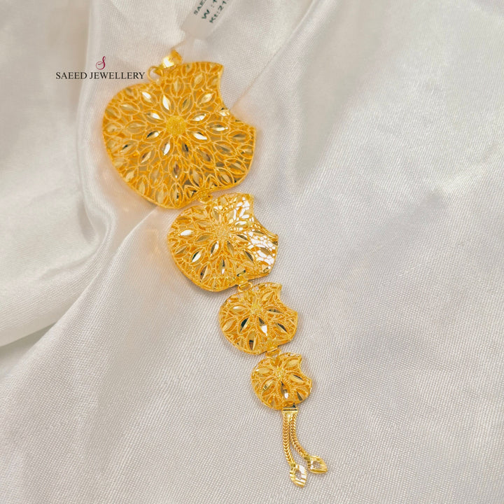 Apple Pendant Made of 21K Gold by Saeed Jewelry 