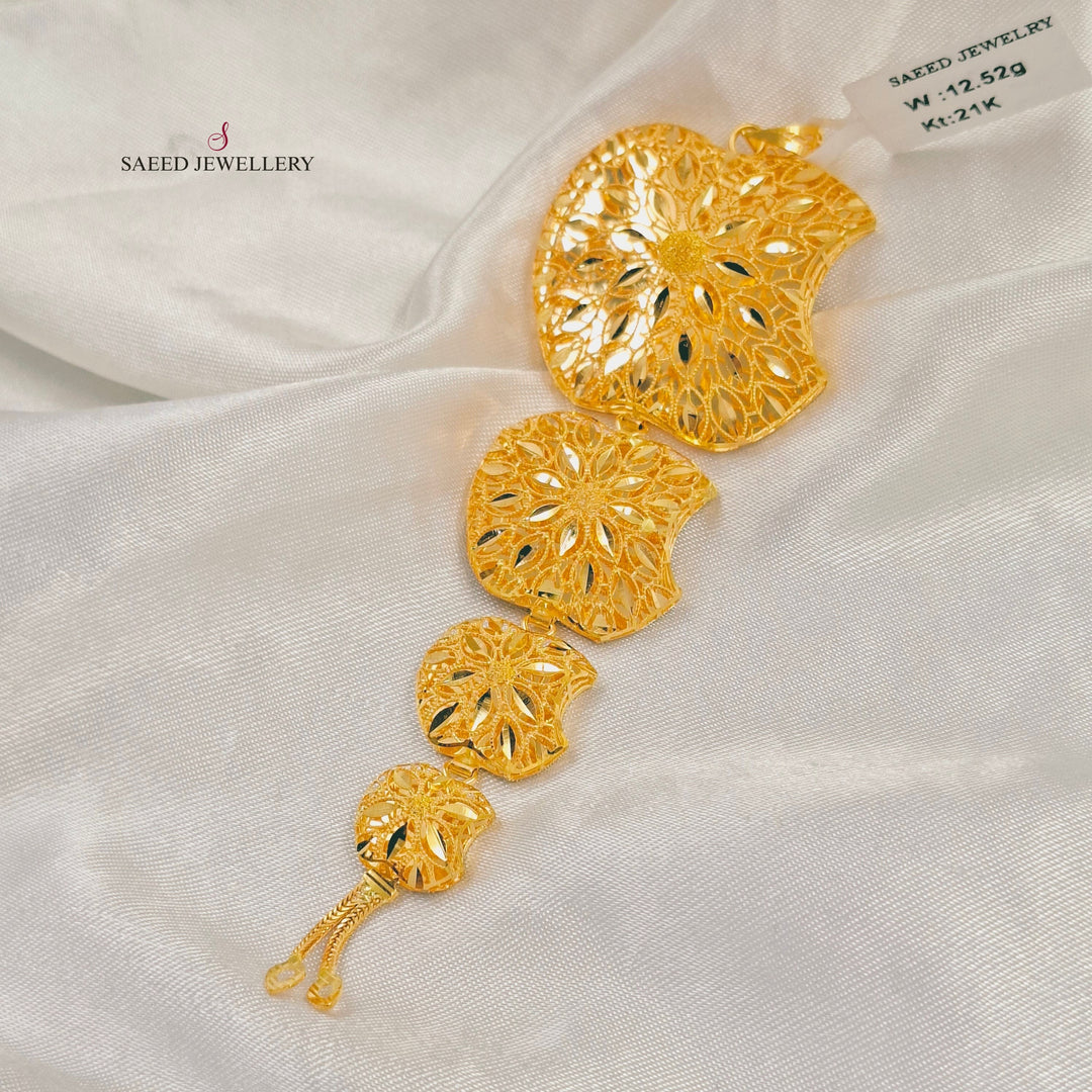 Apple Pendant Made of 21K Gold by Saeed Jewelry 