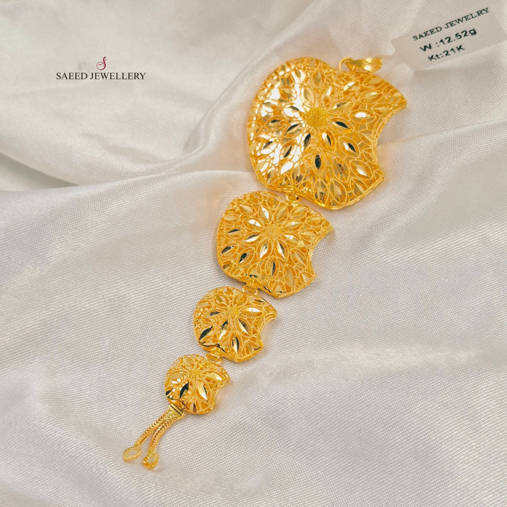 Apple Pendant Made of 21K Gold by Saeed Jewelry 