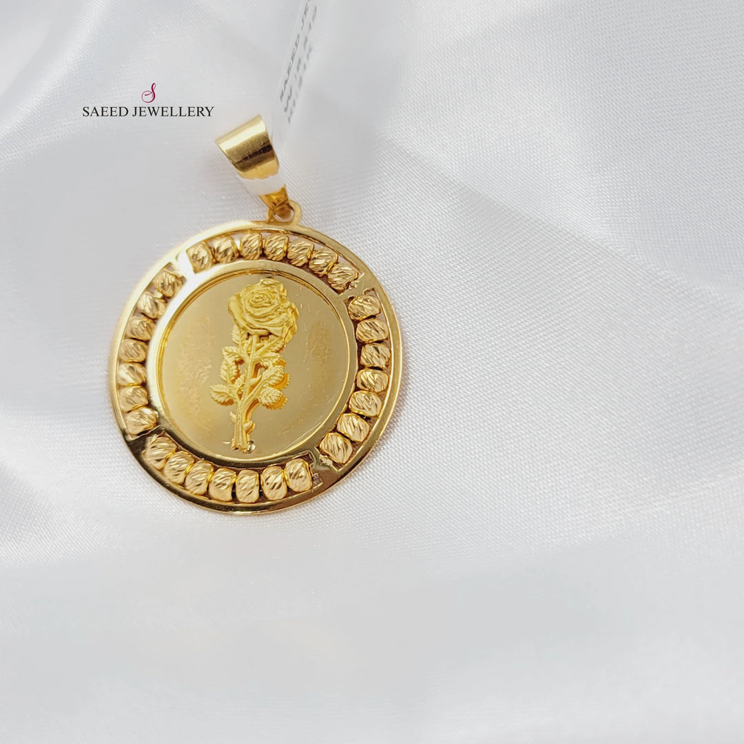 Balls Ounce Pendant Made of 21K Gold by Saeed Jewelry 