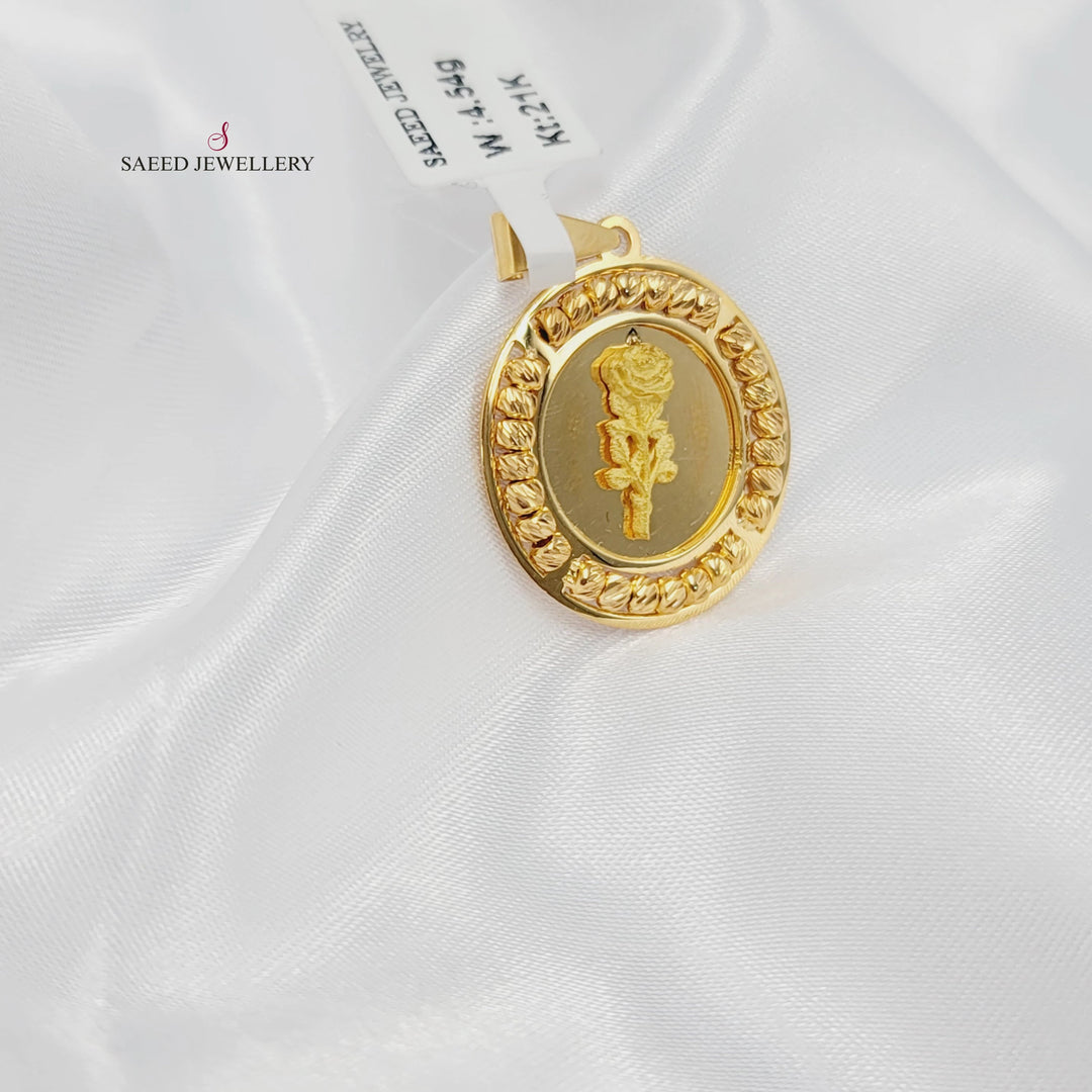 Balls Ounce Pendant Made of 21K Gold by Saeed Jewelry 