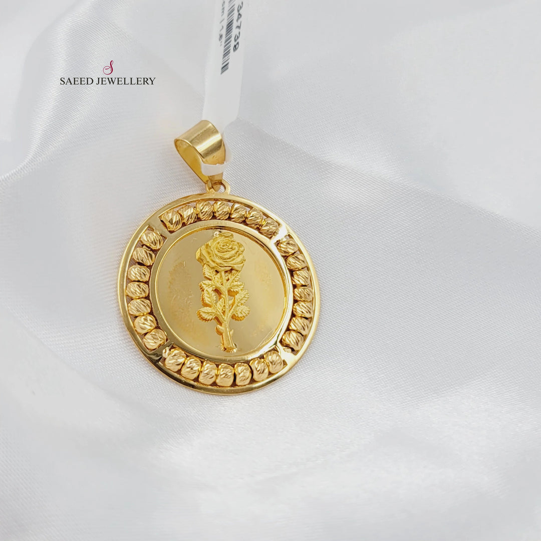 Balls Ounce Pendant Made of 21K Gold by Saeed Jewelry 