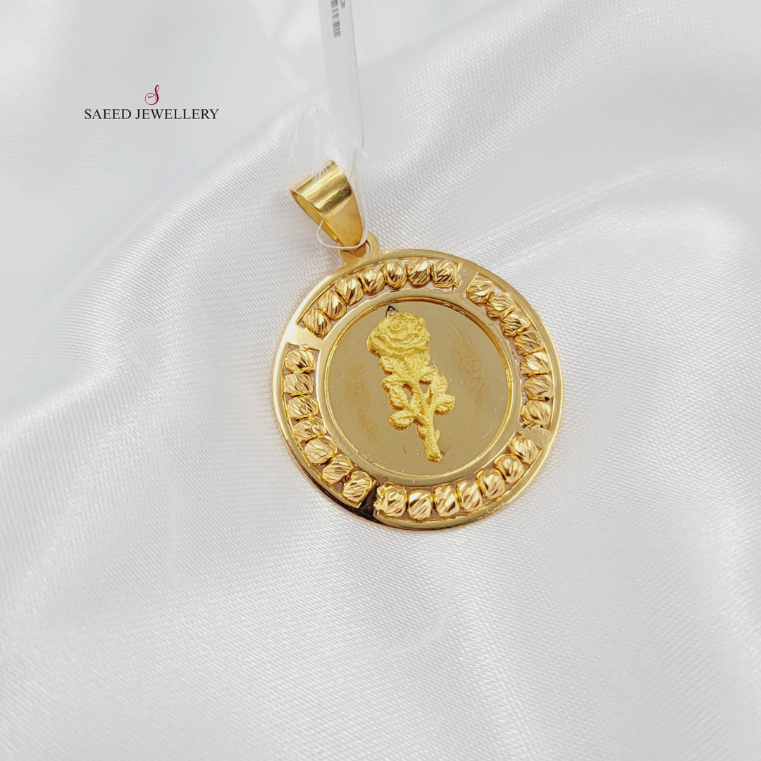 Balls Ounce Pendant Made of 21K Gold by Saeed Jewelry 