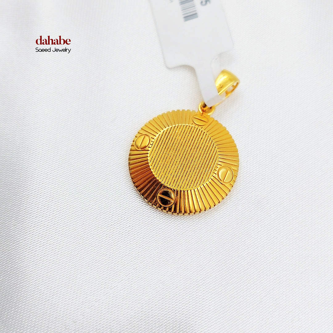 Deluxe Pendant Made of 21K Gold by Saeed Jewelry 