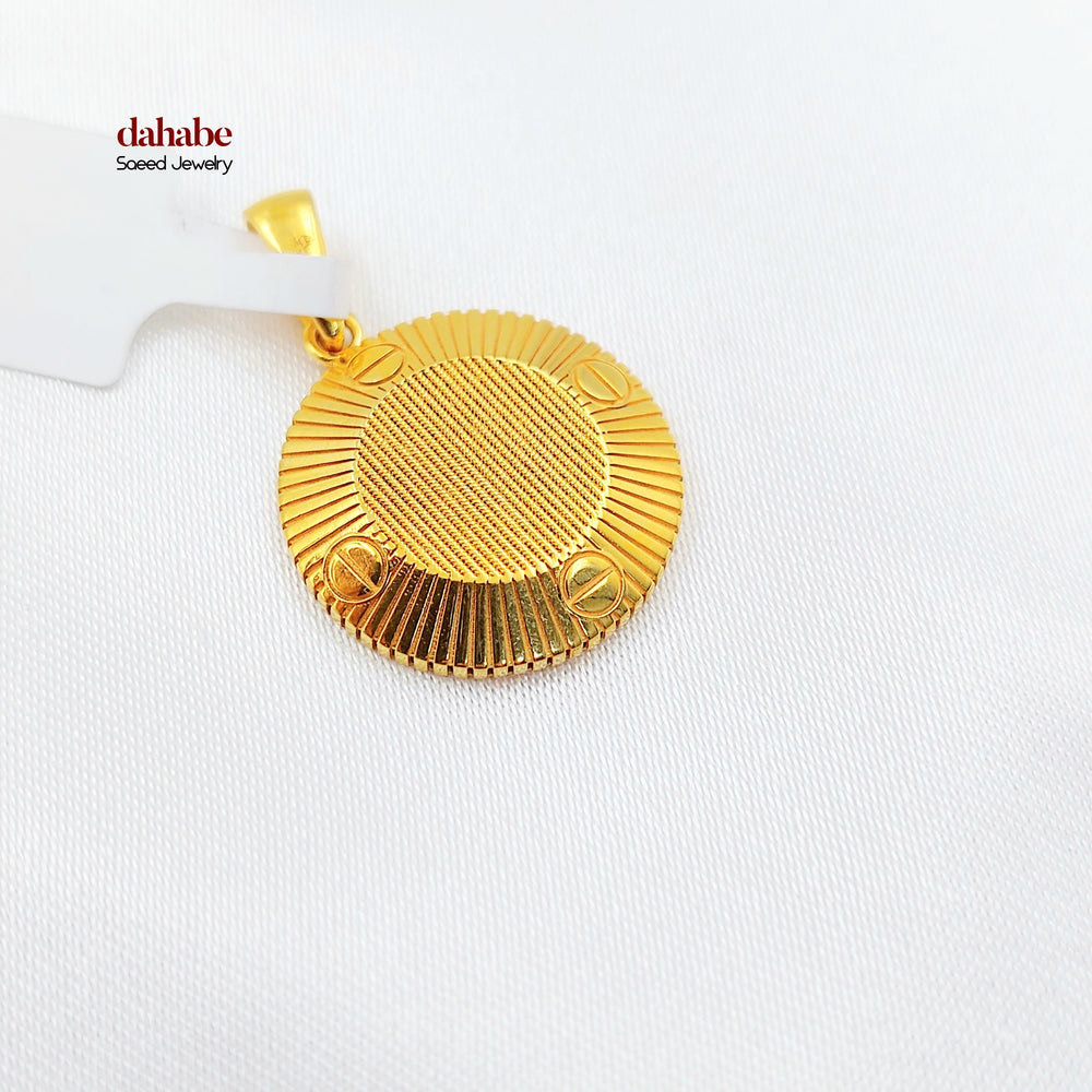 Deluxe Pendant Made of 21K Gold by Saeed Jewelry 