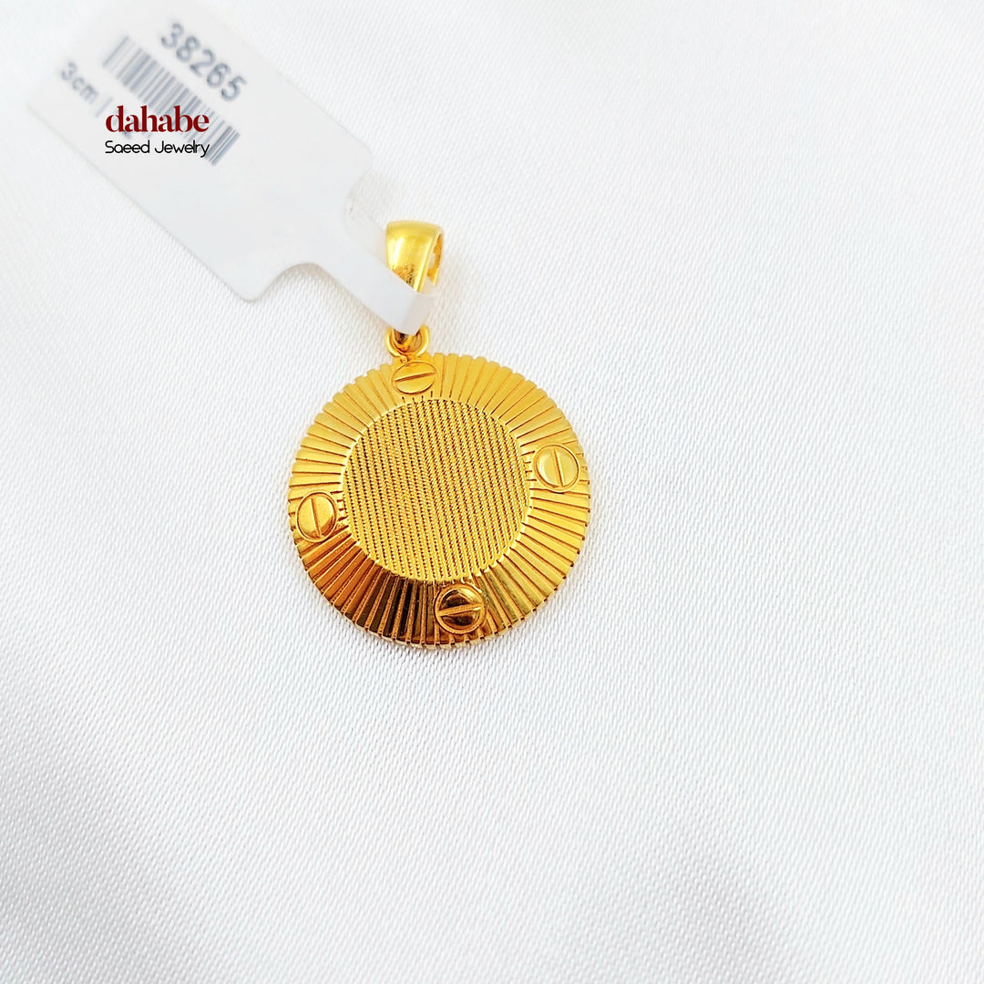 Deluxe Pendant Made of 21K Gold by Saeed Jewelry 