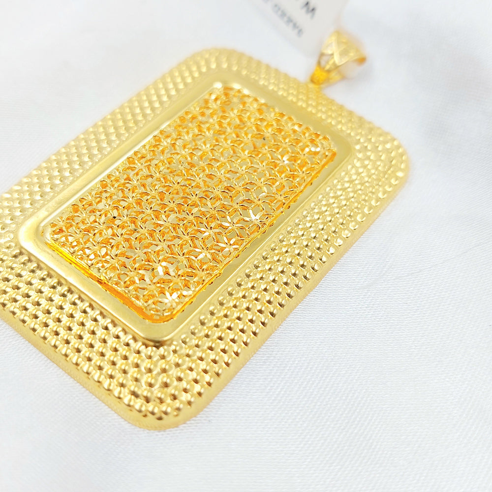Deluxe Pendant Made of 21K Gold by Saeed Jewelry 